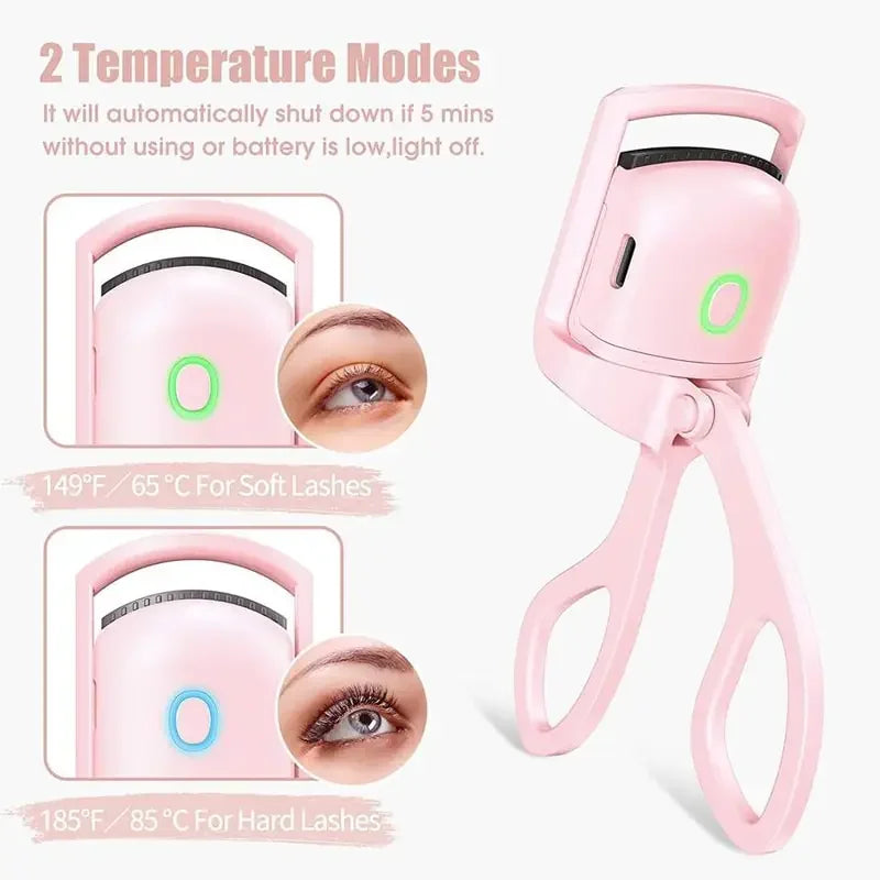 Portable Electric Eyelash Curler: Fast Heating, USB Charging, and Lasting Curling for Perfectly Shaped Lashes