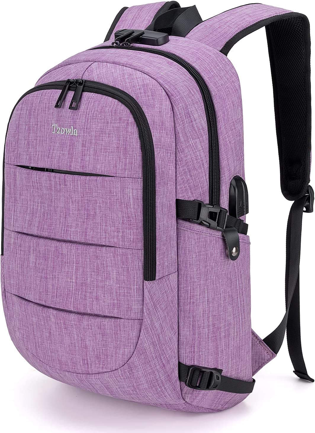 Secure and Versatile Laptop Backpack with USB Charging Port and Lock