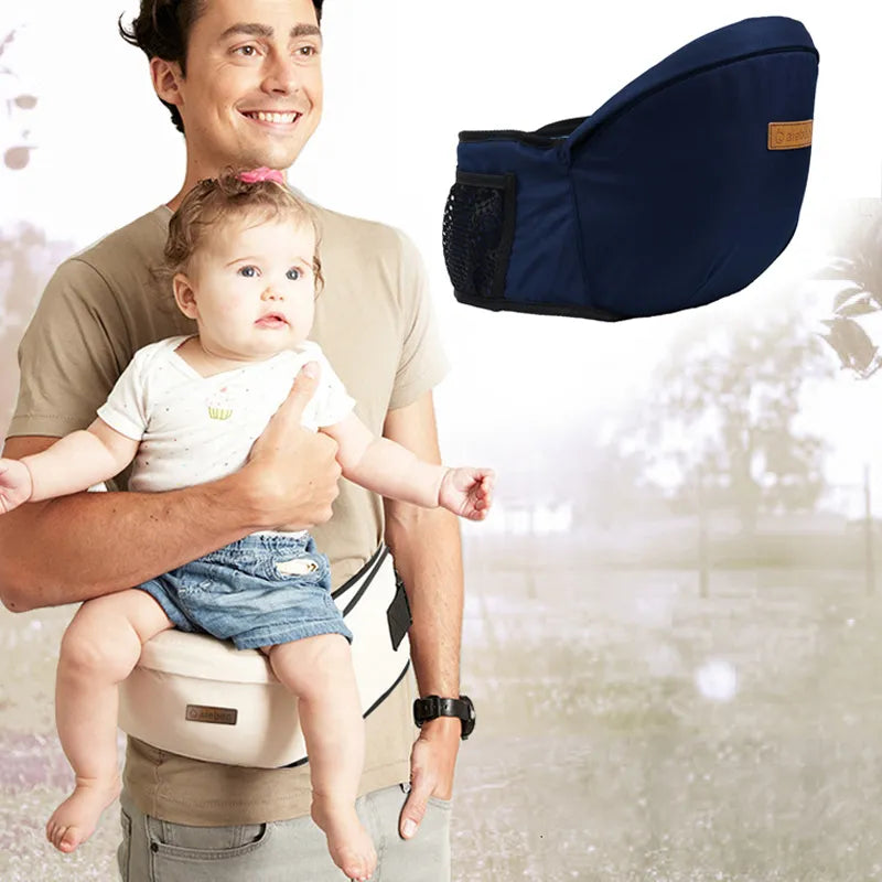 Premium Baby Carrier Waist Stool: Comfortable Infant Hip Seat with High-Quality Waist Belt Backpack