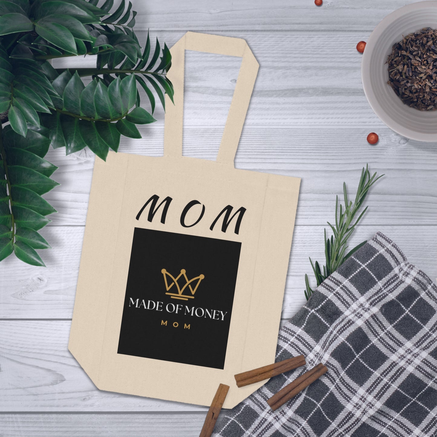 MOM Double Wine Tote Bag