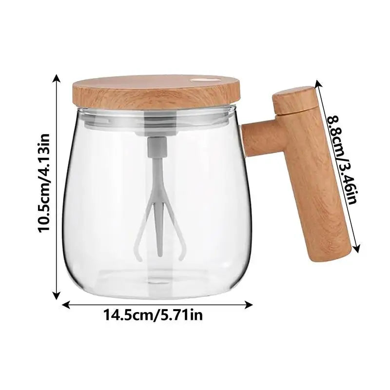 400ml Self-Stirring Electric Mixer Mug: Effortless Beverage Preparation