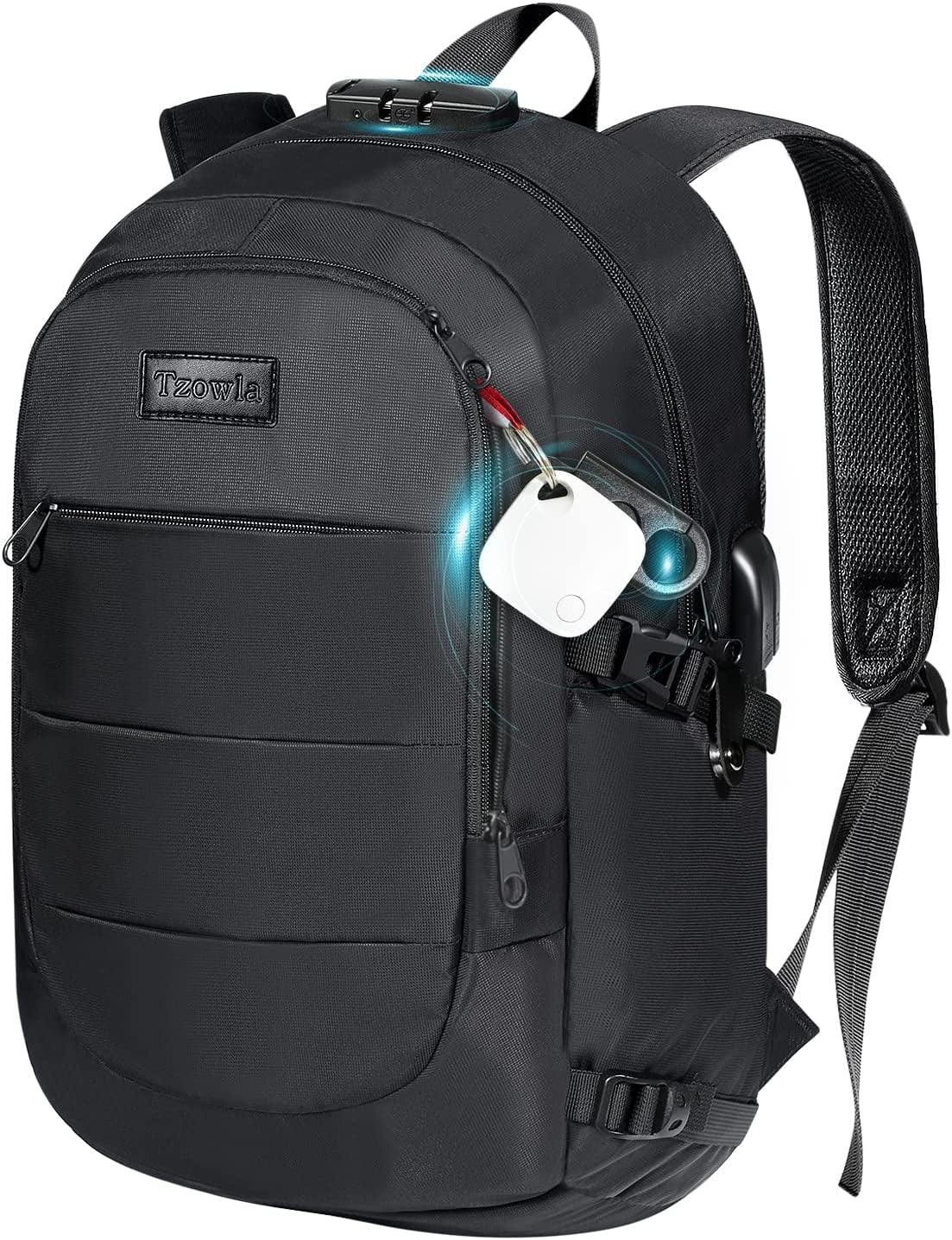 Secure and Versatile Laptop Backpack with USB Charging Port and Lock