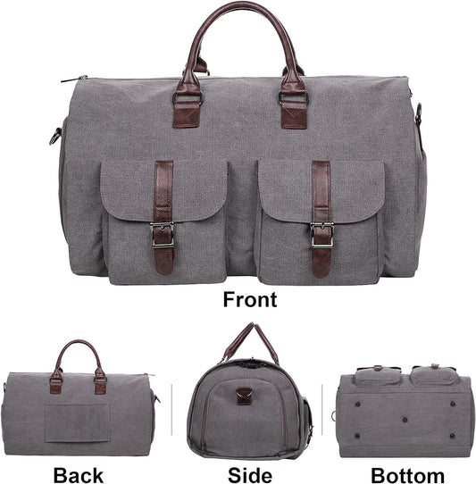 2-in-1 Convertible Travel Garment Bag: Versatile Carry-On 