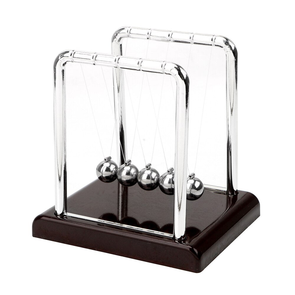 Newton'S Cradle Desk Table Decor Metal Pendulum Ball Steel Balance Ball Newton Ball Physics Science Pendulum