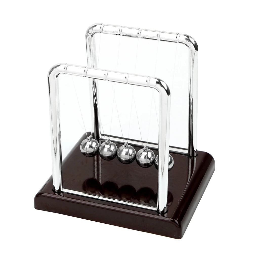 Newton'S Cradle Desk Table Decor Metal Pendulum Ball Steel Balance Ball Newton Ball Physics Science Pendulum